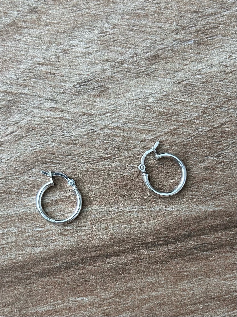 Tiny Sterling Silver Hoop Huggie Earrings - Small Dainty Hoops